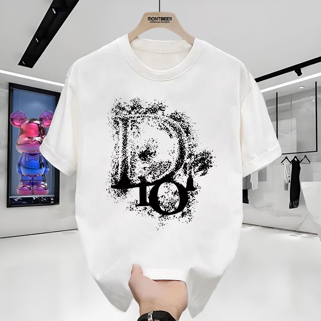 Kaos pria distro kaos pria katun 100% dior Baju Kaos Distro Lengan Pendek Pria Premium Katun Combed 