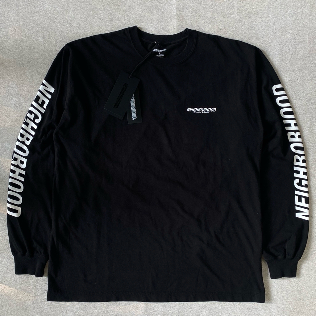 Neighborhood NH Tee-1 Longsleeve T Shirt - Black
