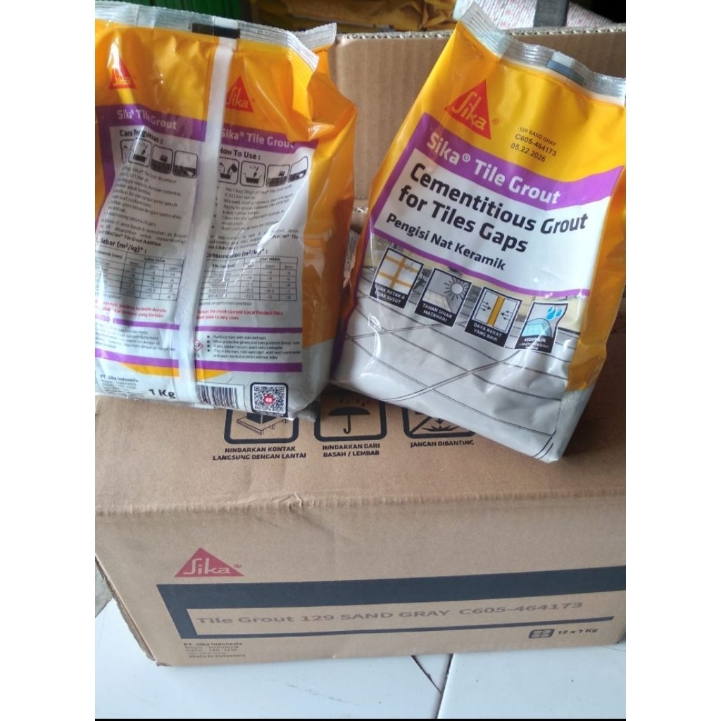 semen pengisi nat keramik 1kg sika