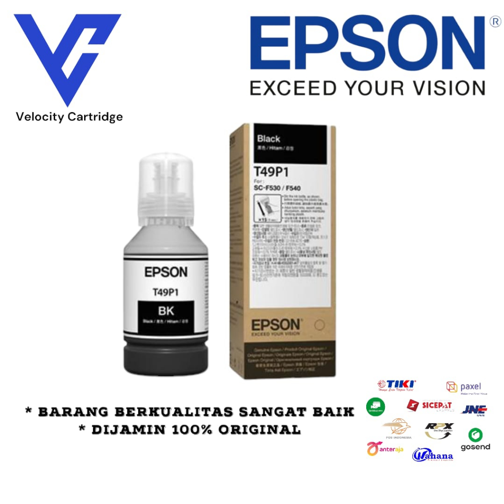Epson Tinta T49P1 T49P2 T49P3 T49P4 C13T49P100 C13T49P200 C13T49P300 C13T49P400 Dye Sublimation Text