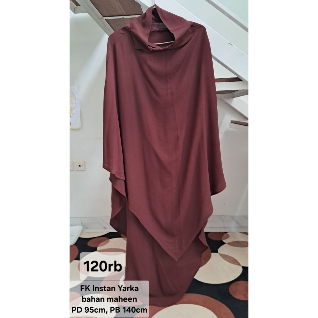 preloved khimar maheen yarka wear hajar