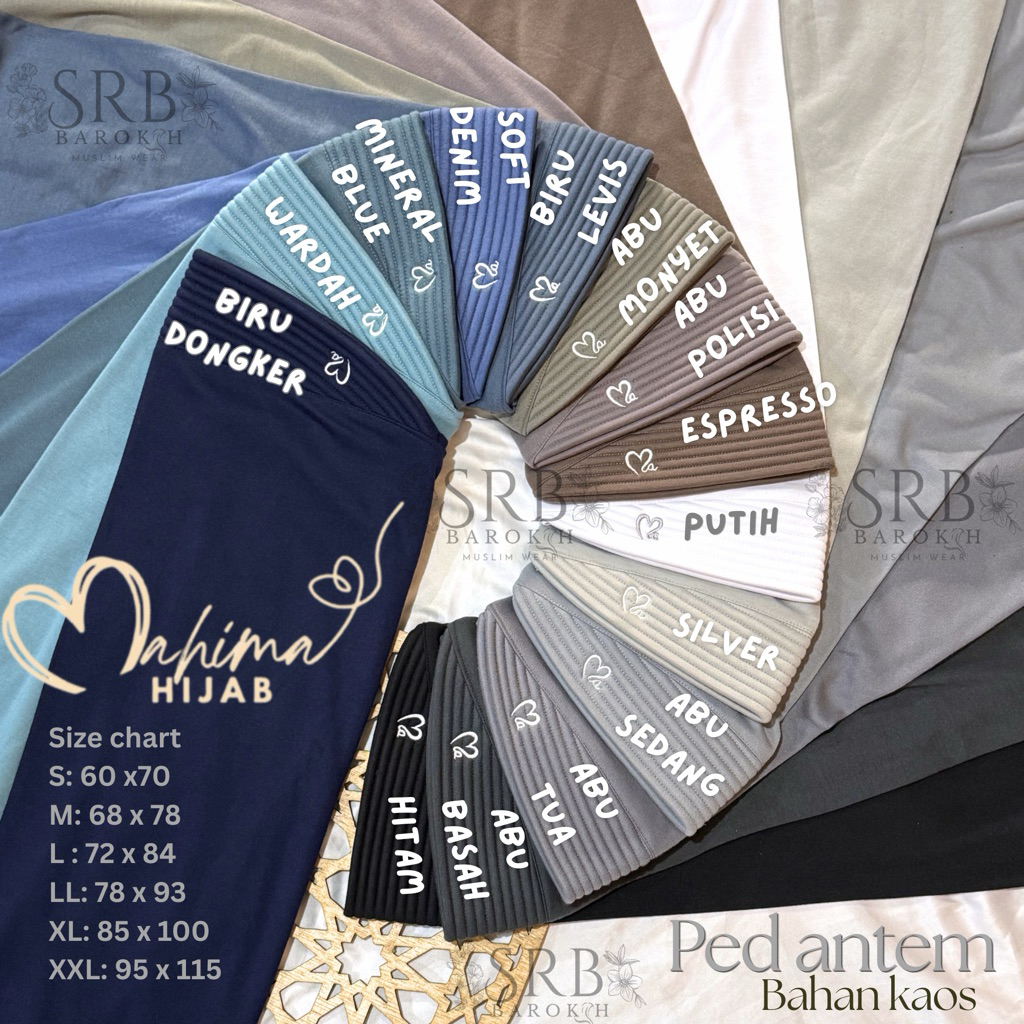 (ready) jilbab ped kaos antem mahima hijab part 1