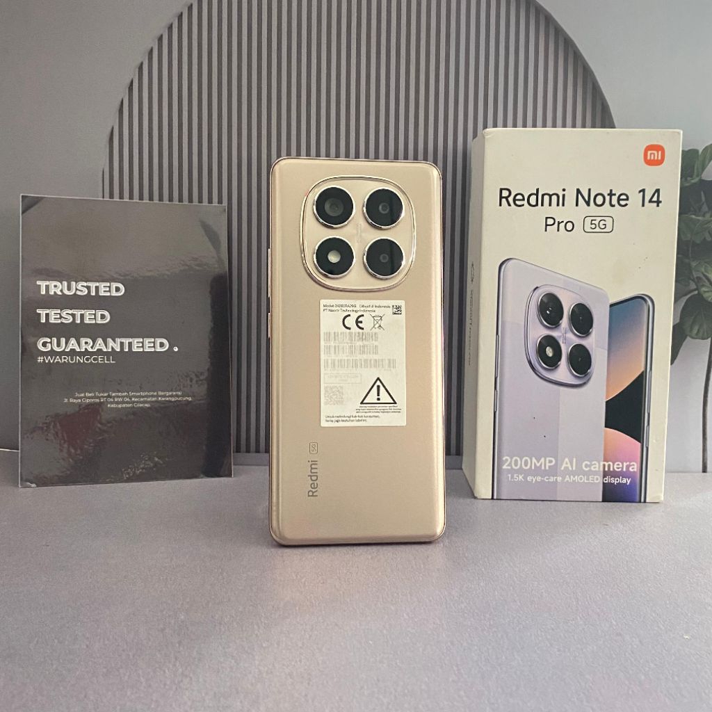 [SECOND] REDMI NOTE 14 PRO 5G 8+8/256GB FULLSET ORIGINAL