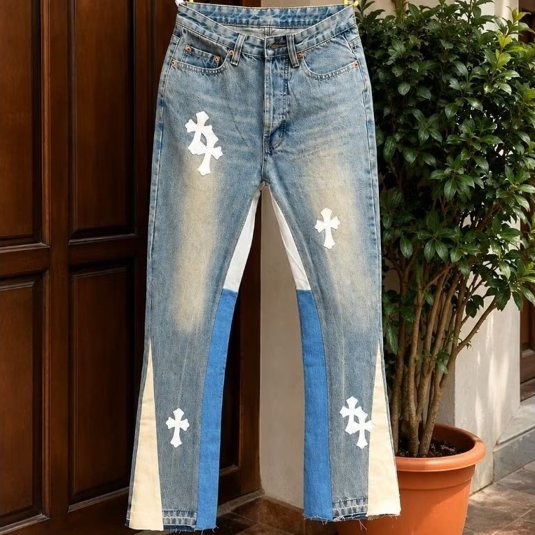 Chrome Hearts x Gallery Dept Flared Jeans