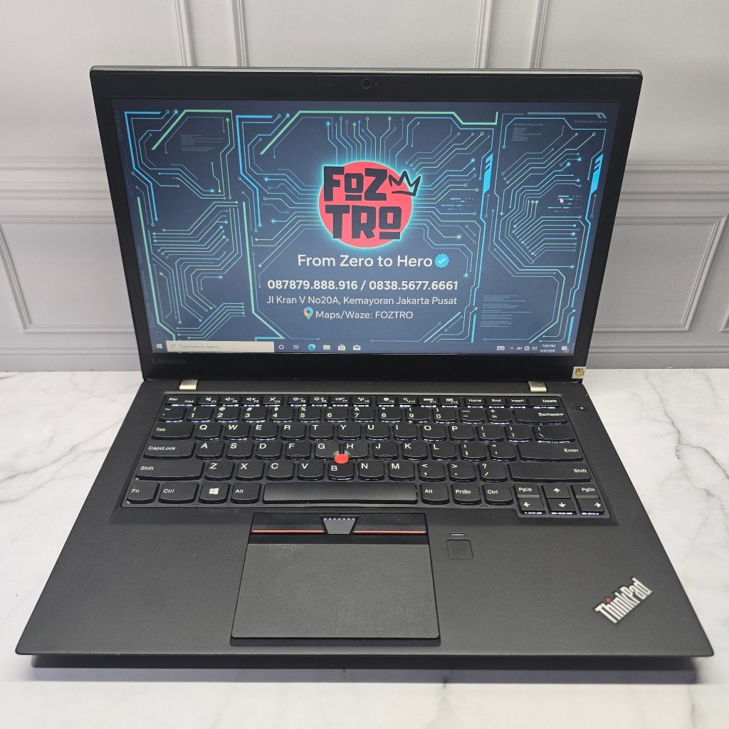 Laptop Lenovo Thinkpad T460S Core i5 6300U RAM 8/256GB SSD Siap Pakai No Minus