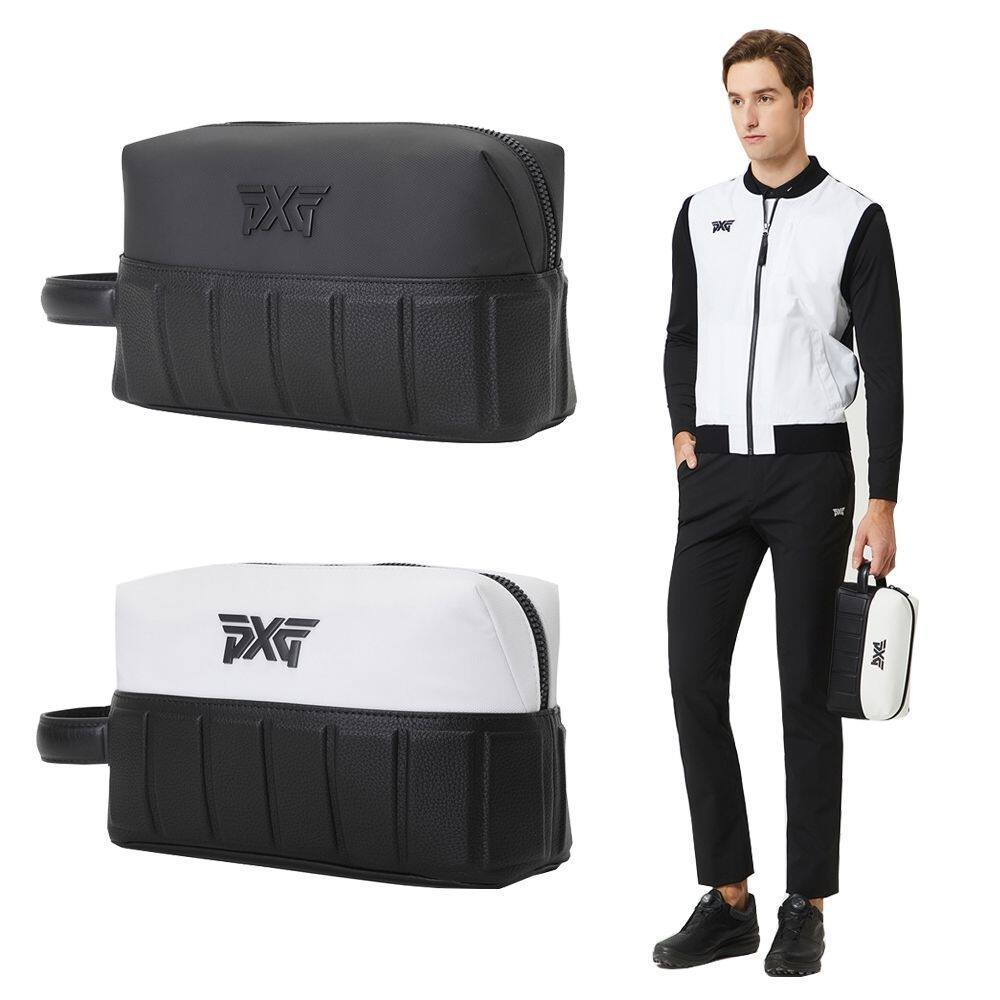 Small Hand Bag Ball Tas Utility Stylish Black Doff White GOLF Pouch Waterproof Handbag Clutch Wristl