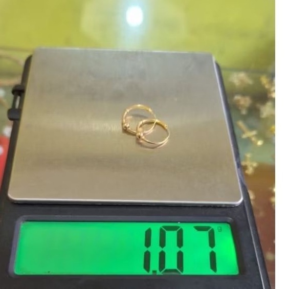anting anak dewasa - emas 22k - kadar 700 - harga murah