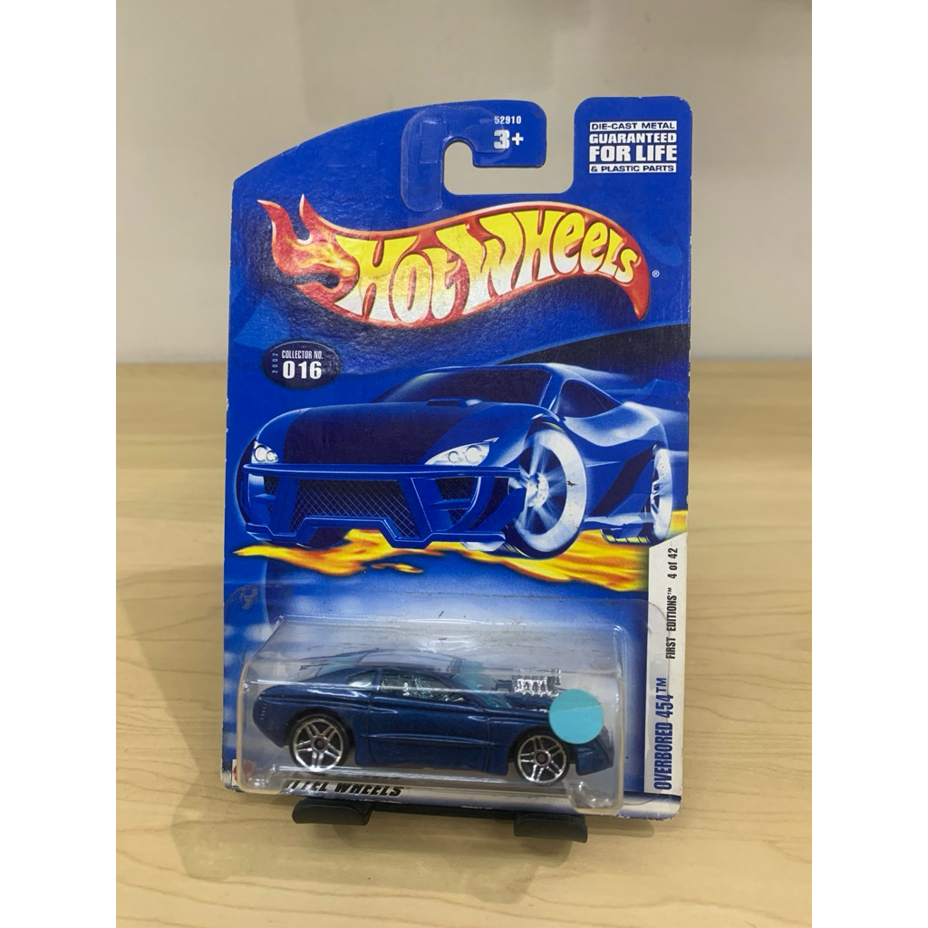 hot wheels overbored 454 biru
