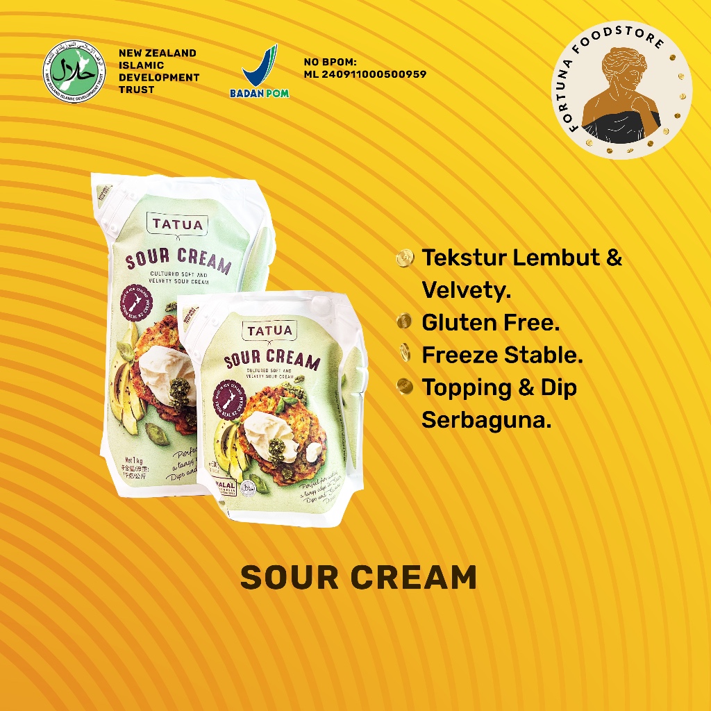 Tatua Sour Cream Krim Asam Premium 500gr 1kg