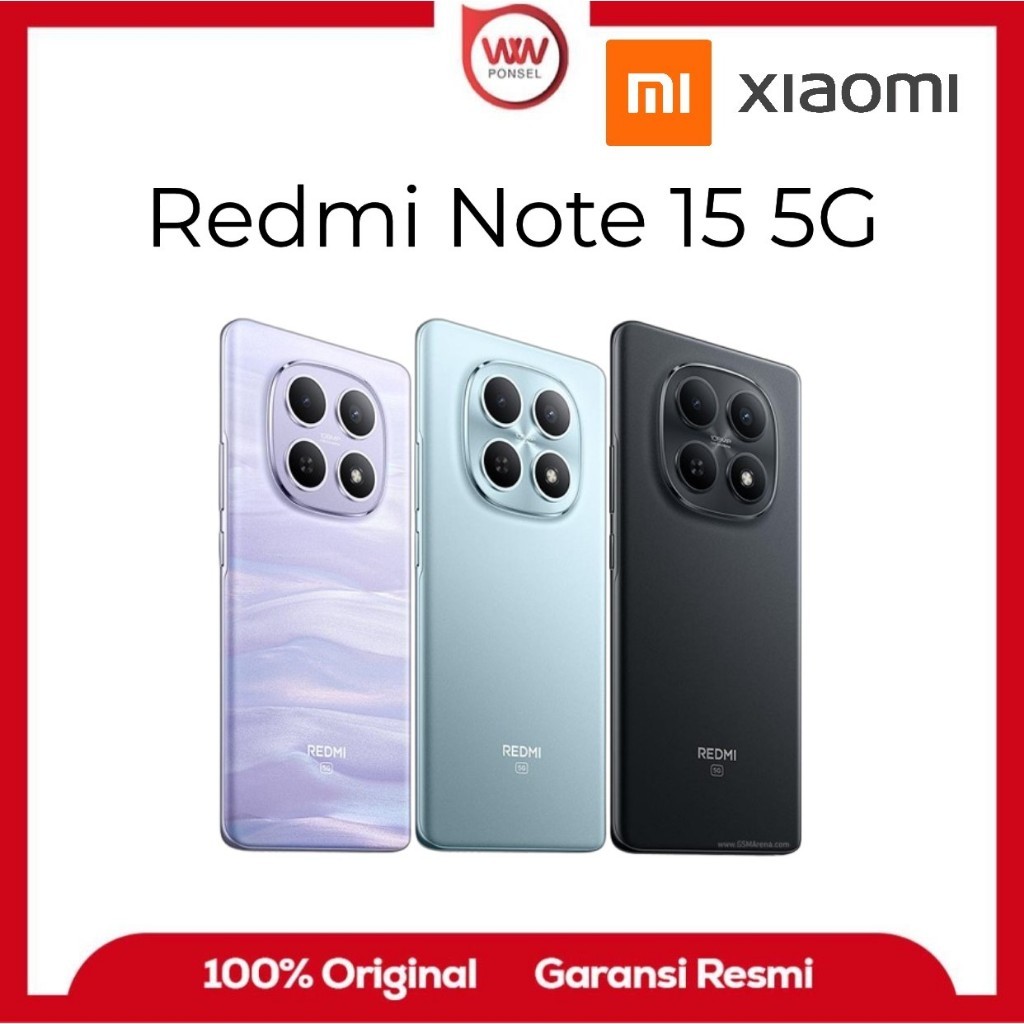Hp Redmi Note 15 5G Ram 6GB Internal 128GB Garansi Resmi