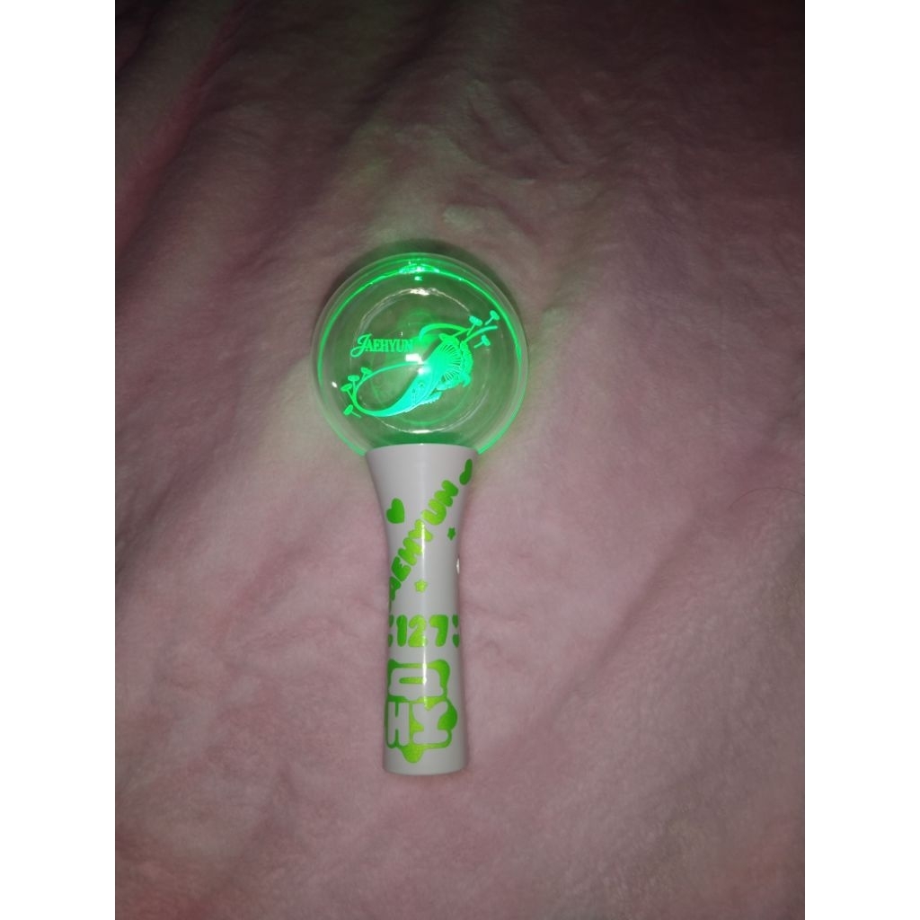 lighstick nct jaehyun dandelion fanmade, dan doll startfish jaehyun fanmade