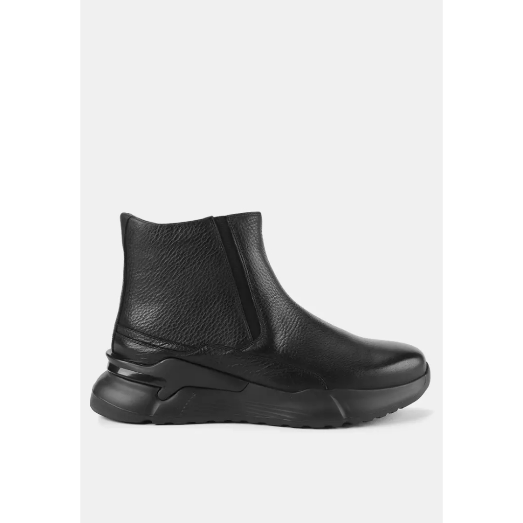 Playboy PI6707 Sepatu Boots Pria Vittoria Black and Coffee