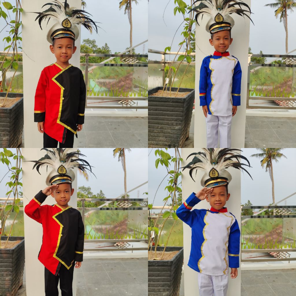 Baju drumband anak laki laki mayoret anak