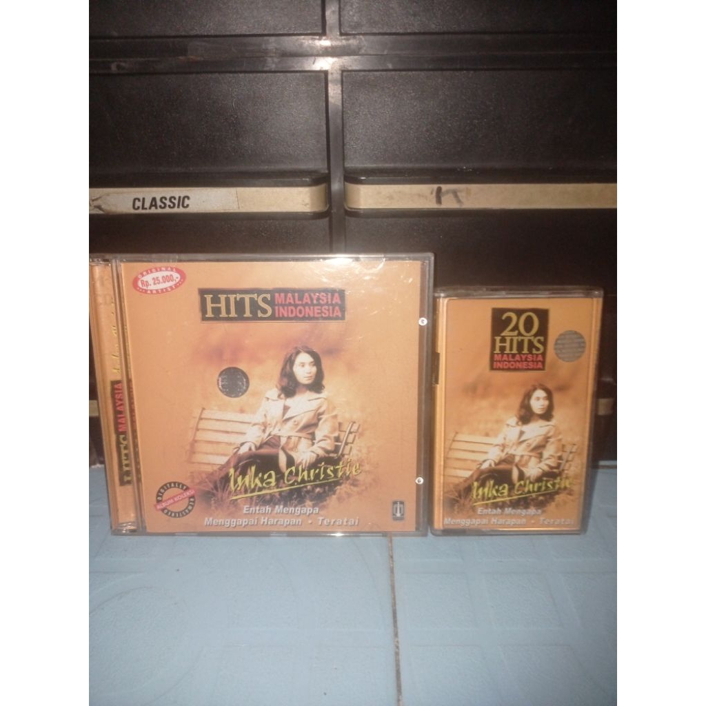 Kaset CD dan pita Inka Christie - Entah mengapa - Sepaket