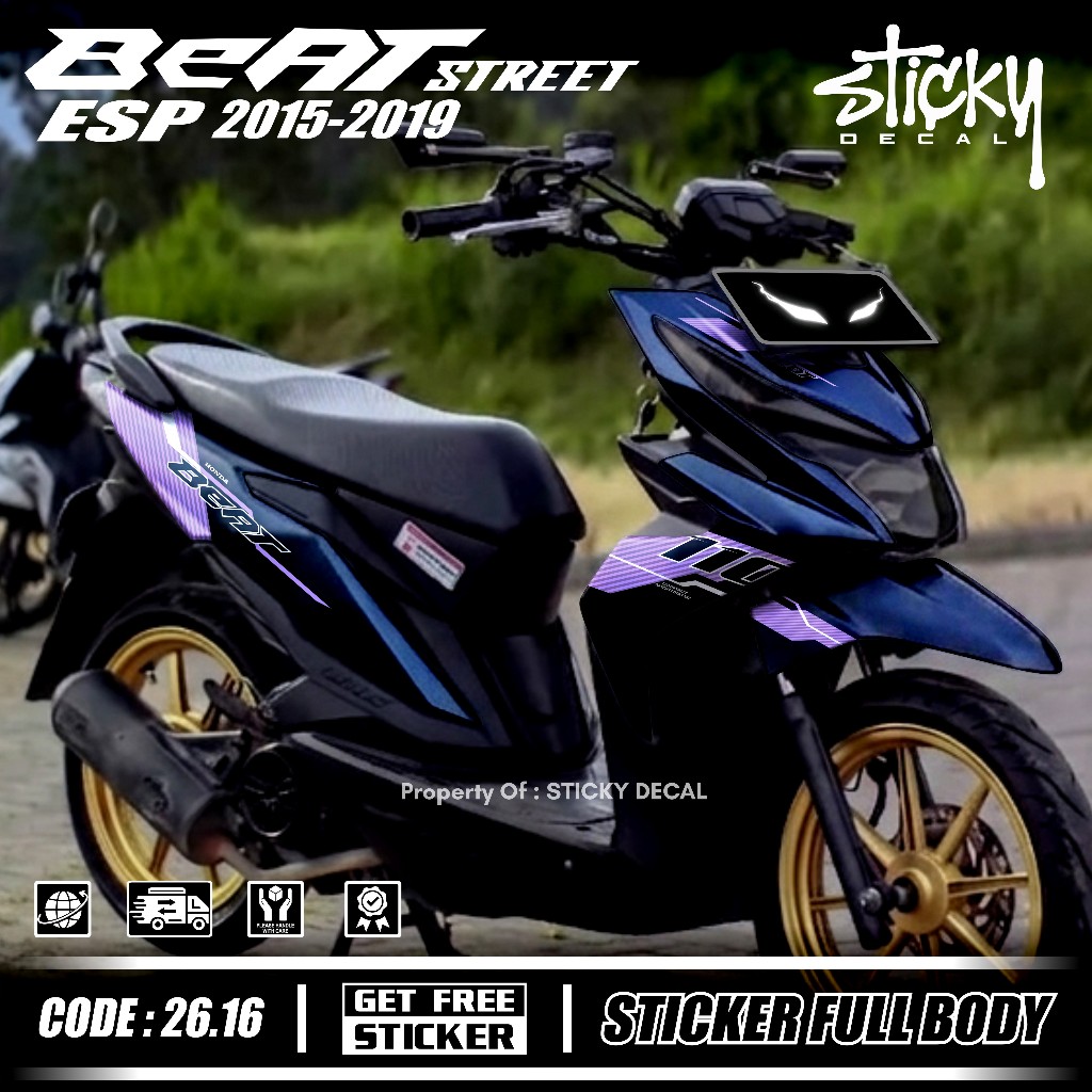Terbaru Decal Sticker Full Body Beat Esp Beat Street Tahun 2016 2017 2018 2019 Sticker Beat Esp Stre