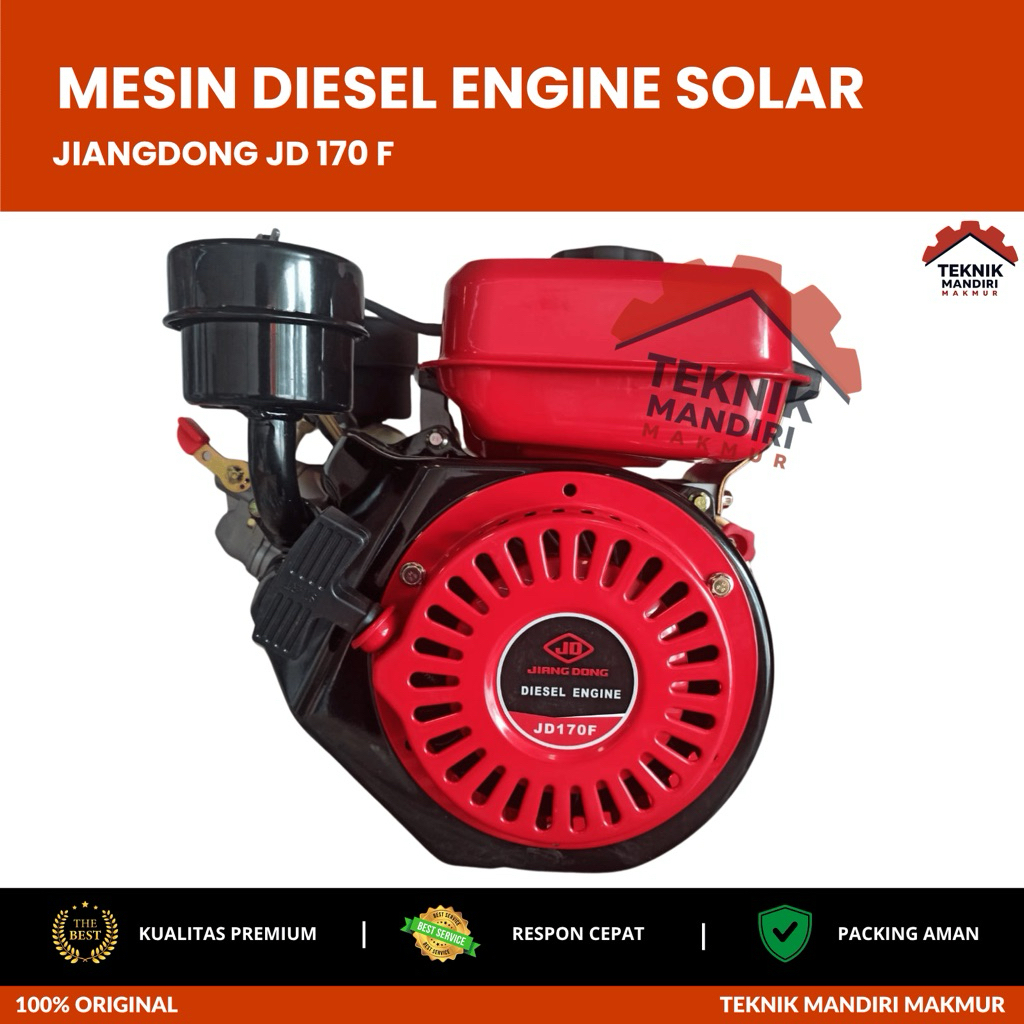 MESIN POMPA TAMBANG EMAS SOLAR JD 170F JIANGDONG JD 170 F POMPA EMAS 3-2 SIAP PAKAI