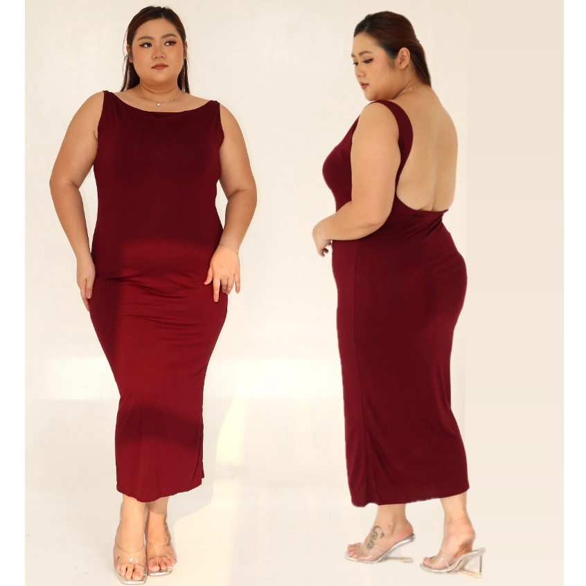 HER Only | QUINN Big Size Bodycon Backless Dress