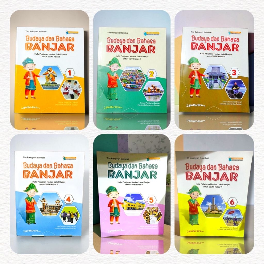 Buku Siswa - BUDAYA DAN BAHASA BANJAR Kelas 1 , 2 , 3 , 4 , 5 , 6 SD/MI Mulok Muatan Lokal Kurikulum