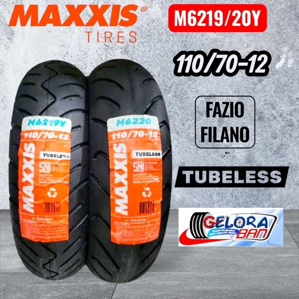 Ban Maxxis M6219y 110/70-12 Ban Maxxis M6220 110/70-12 ban filano fazio ban montor ring 12 ban metic