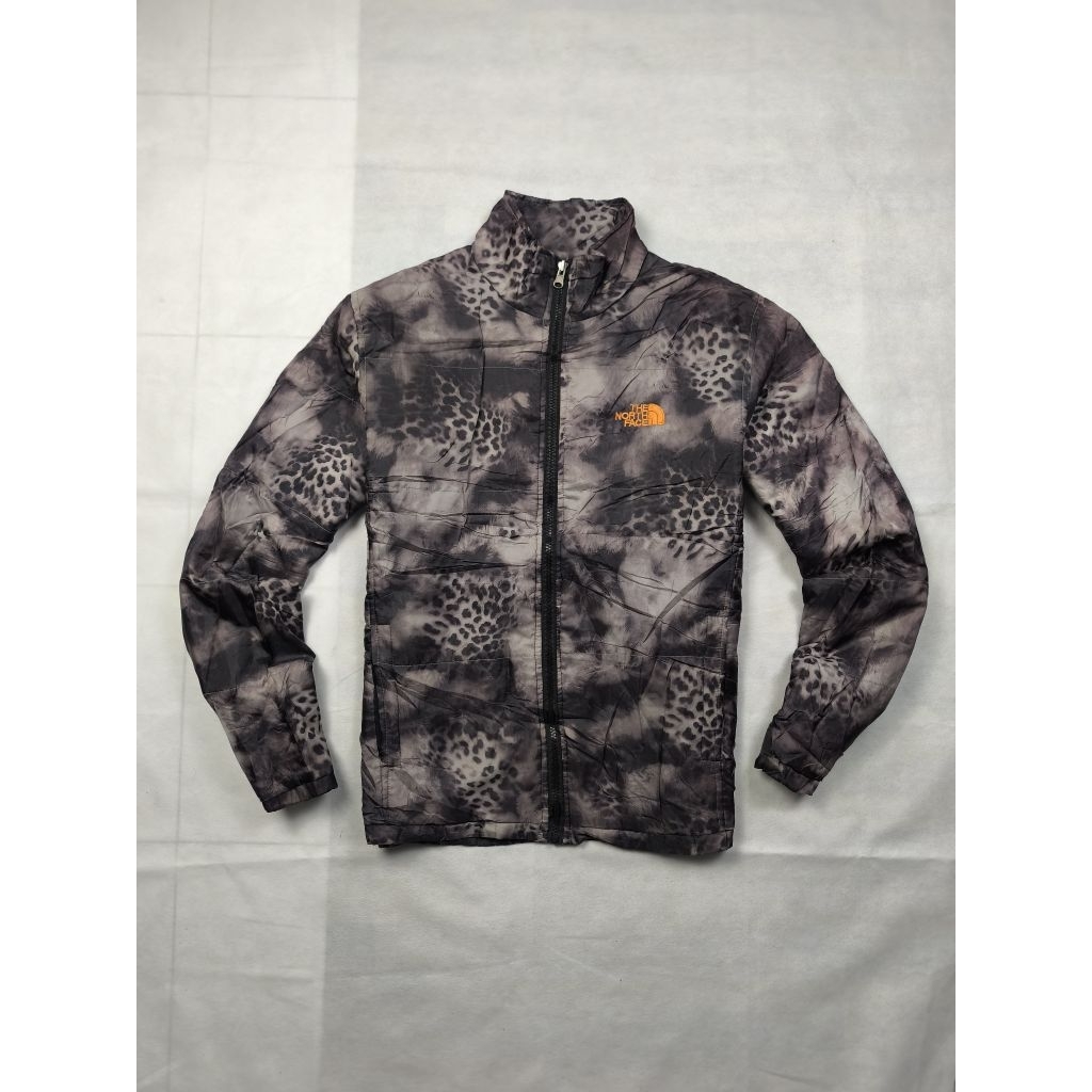 The North Face Windbreaker Leopard Camo Iner Jcaket