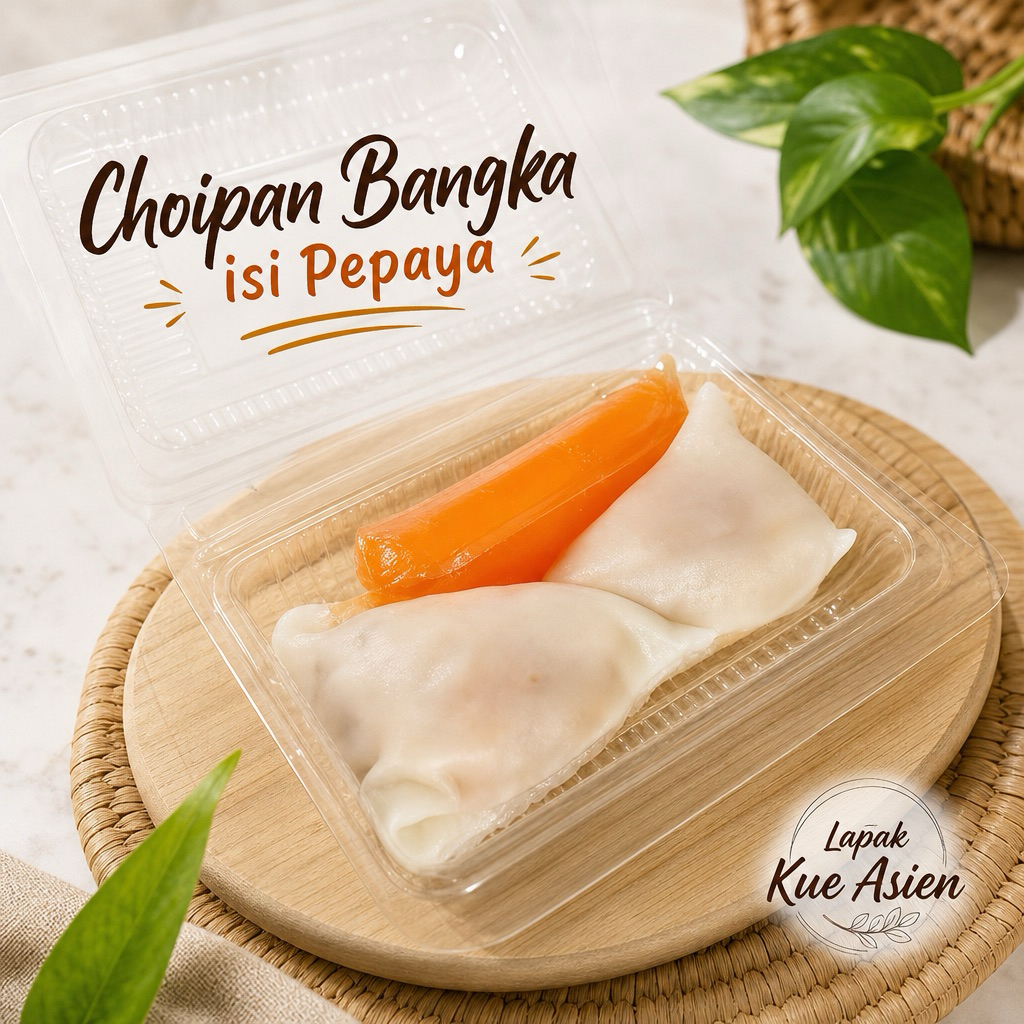 Jajanan Pasar Kue Choipan Bangka Isi Pepaya 1Pak (2pcs)