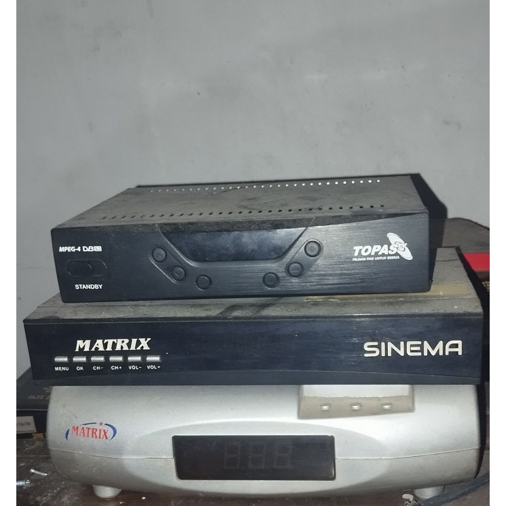 MATRIX - Positioner MATRIX V-BOX II + Receiver Parabola MATRIX (Satu Paket)
