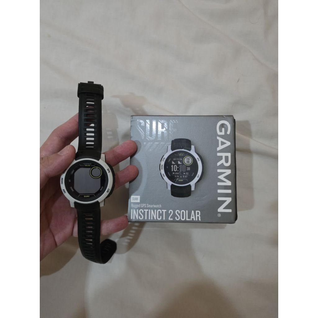 Garmin Instinct 2 Solar Surf 45mm garansi resmi seken bekas second