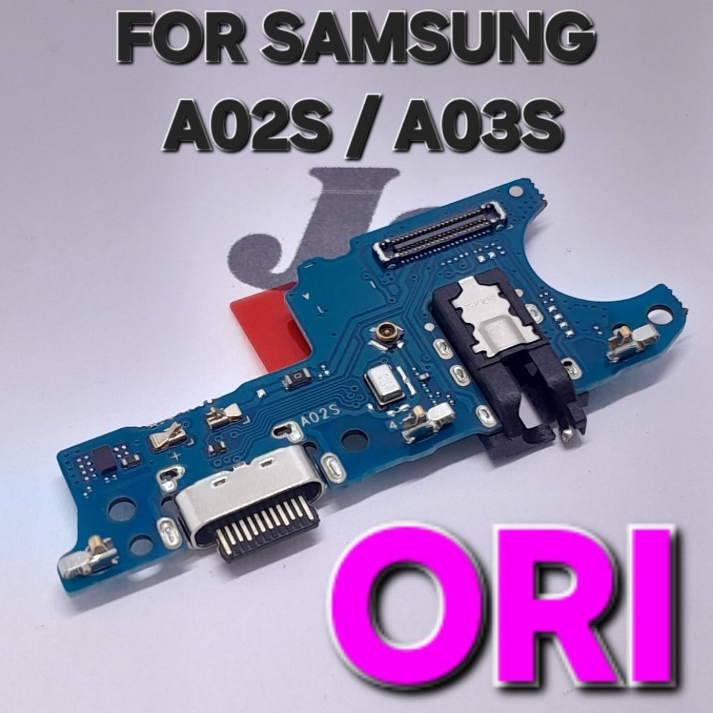 CONNECTOR CHARGER SAMSUNG A02S / A03S ORIGINAL PLUS IC PAPAN KONEKTOR CAS PCB BOARD SAMSUNG A02S / A