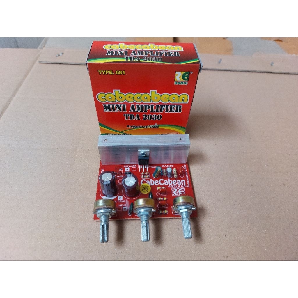 Kit Amplifier TDA2030 Mono Plus Tone Control 681