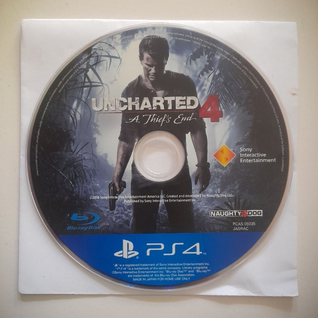 BD PS4 uncharted 4 / uncharted4 uc 4/ kaset ps4 / playstation 4