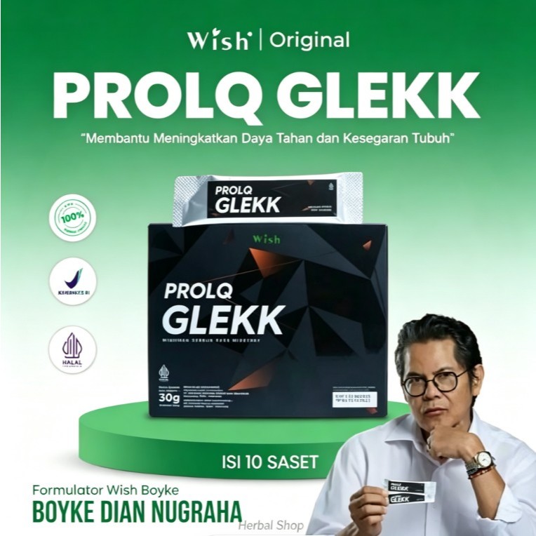 PROLQ Glekk Herbal Alami Kemasan Original