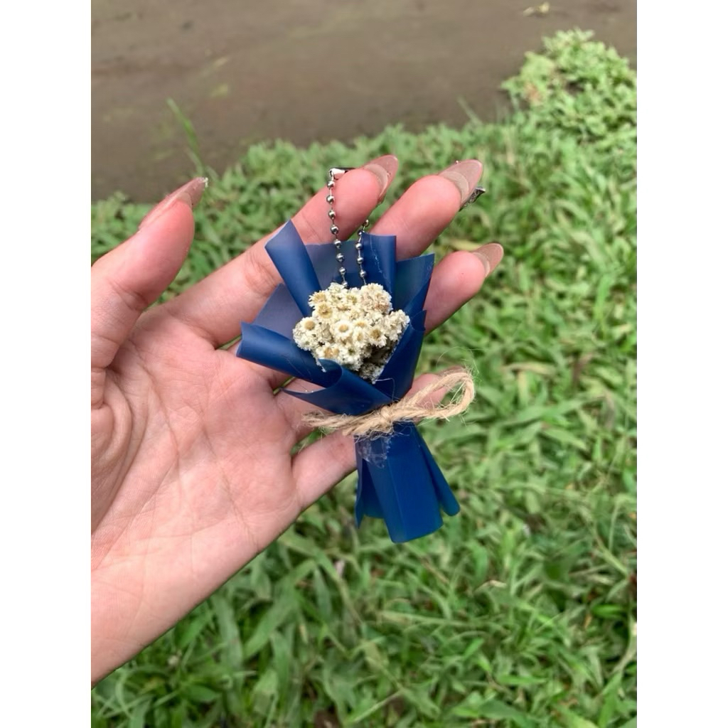 mini ganci buket edelweis bromo