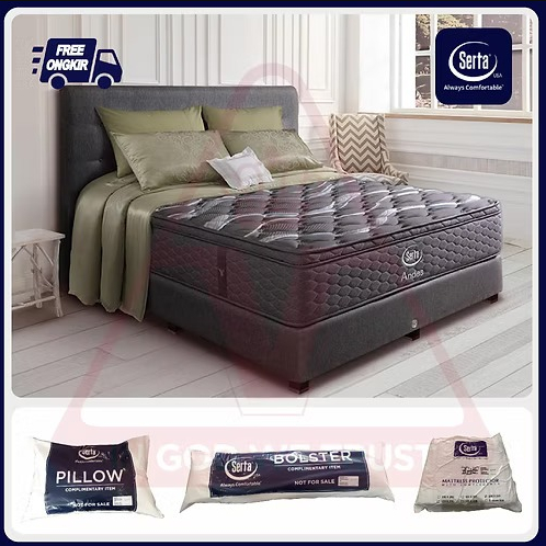 Serta Andes 120 x 200 120x200 Fullset Full Set Full Bed Set Spring Bed Springbed