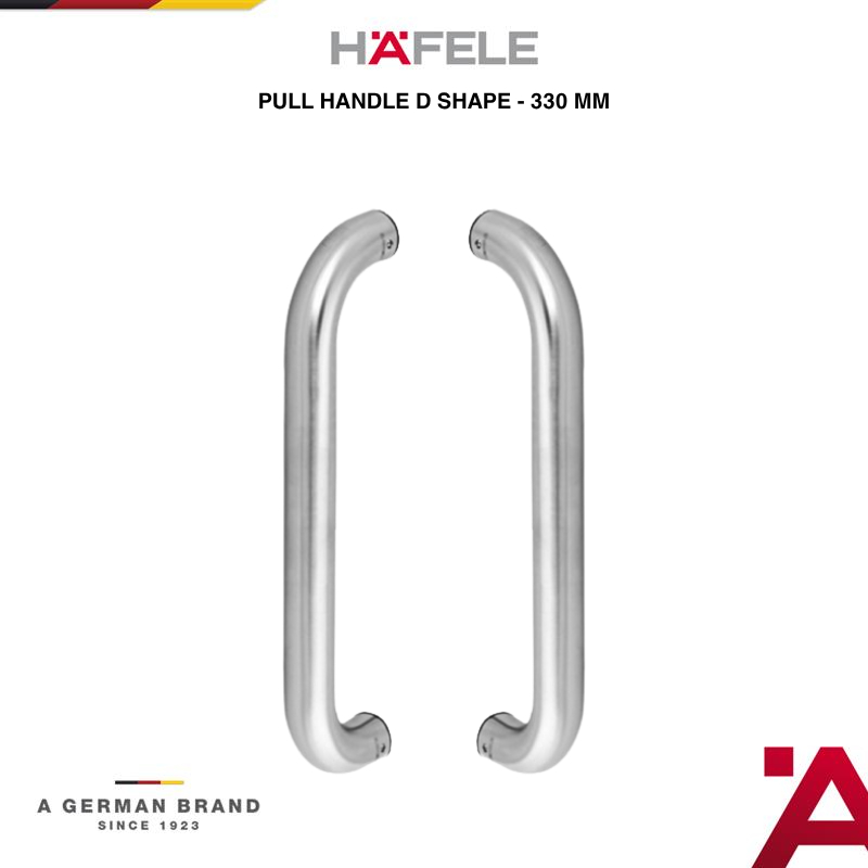 Hafele D-Shape Gagang Tarikan Pintu Door Pull Handle Stainless Steel SUS 304 SUS304   Pintu Rumah Ka