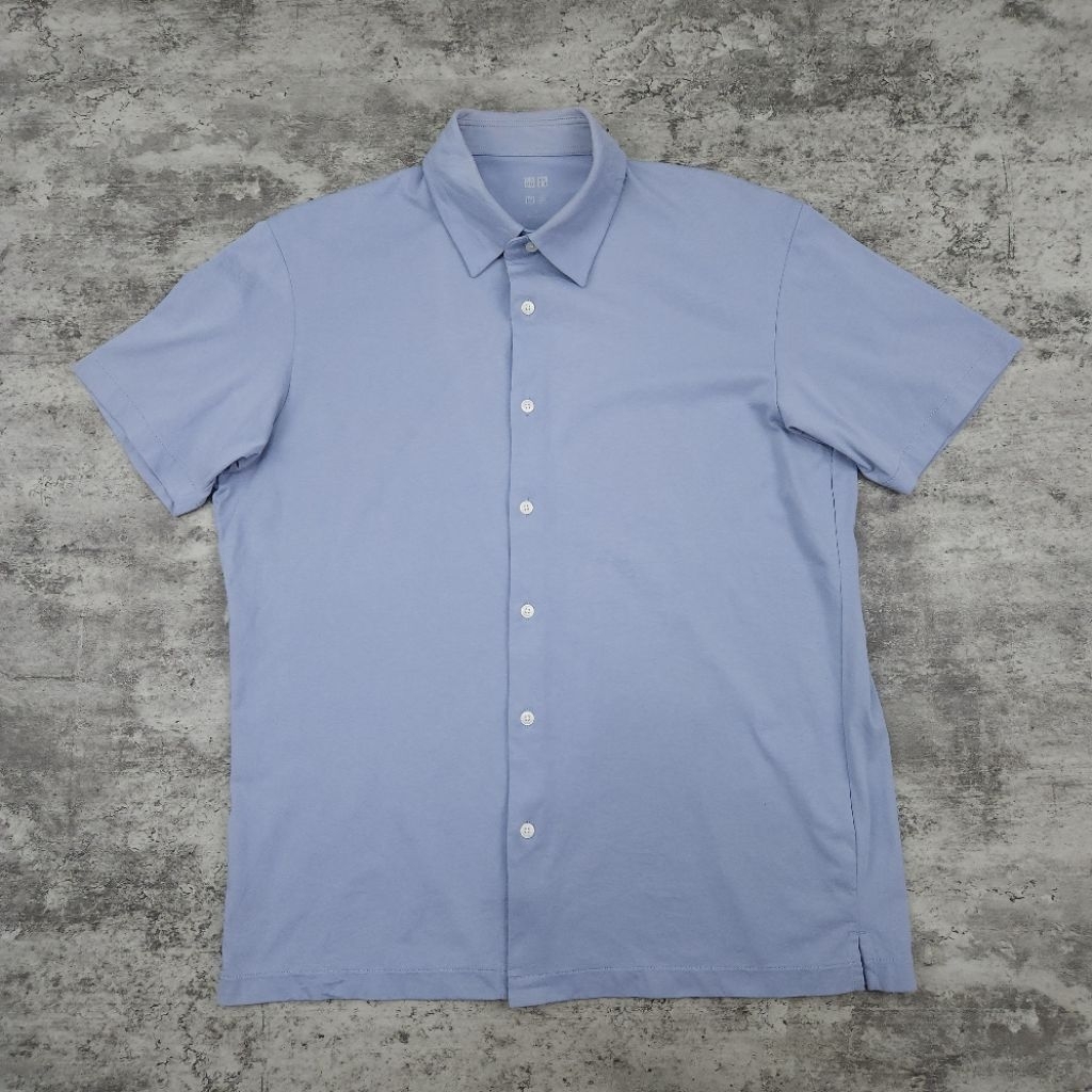 UNIQLO Airism Full Open Polo Shirt T037 - Size L