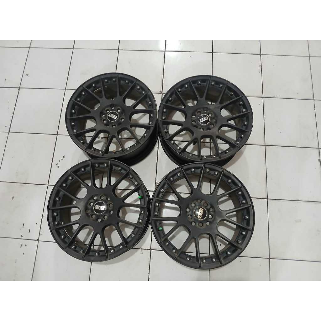 DIJUAL VELG SECOND RACING BBS RING 17X7,5 ET 42 PCD 5X100/114