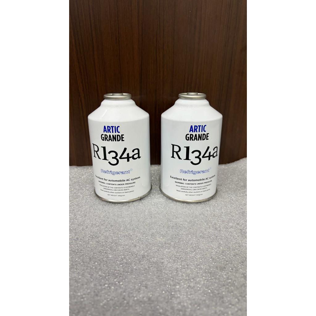 New freon pendingin kulkas mobil kaleng 340gr Artic R134A R 134A R 134 A freonn preon preon artic gr