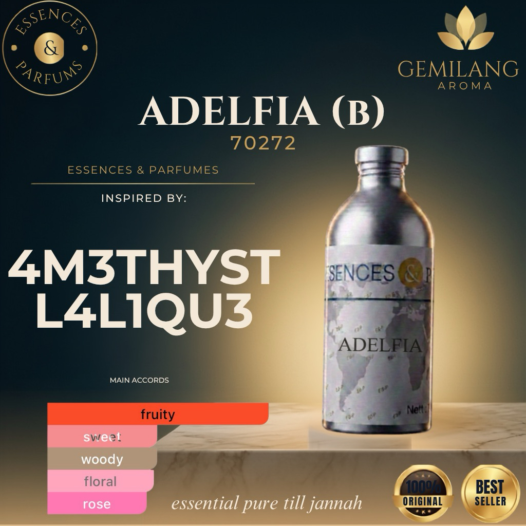 BIBIT PARFUM ESSENCES ADELFIA GRADE B SEGEL 500GRAM