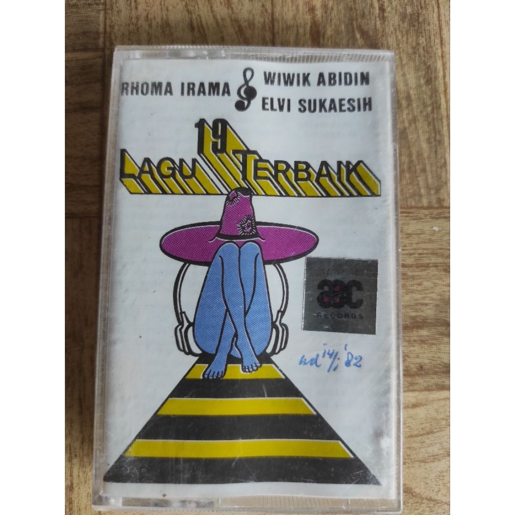 kaset pita 19 lagu terbaik RHOMA IRAMA & WIWIEK ABIDIN,ELVI SUKAESIH