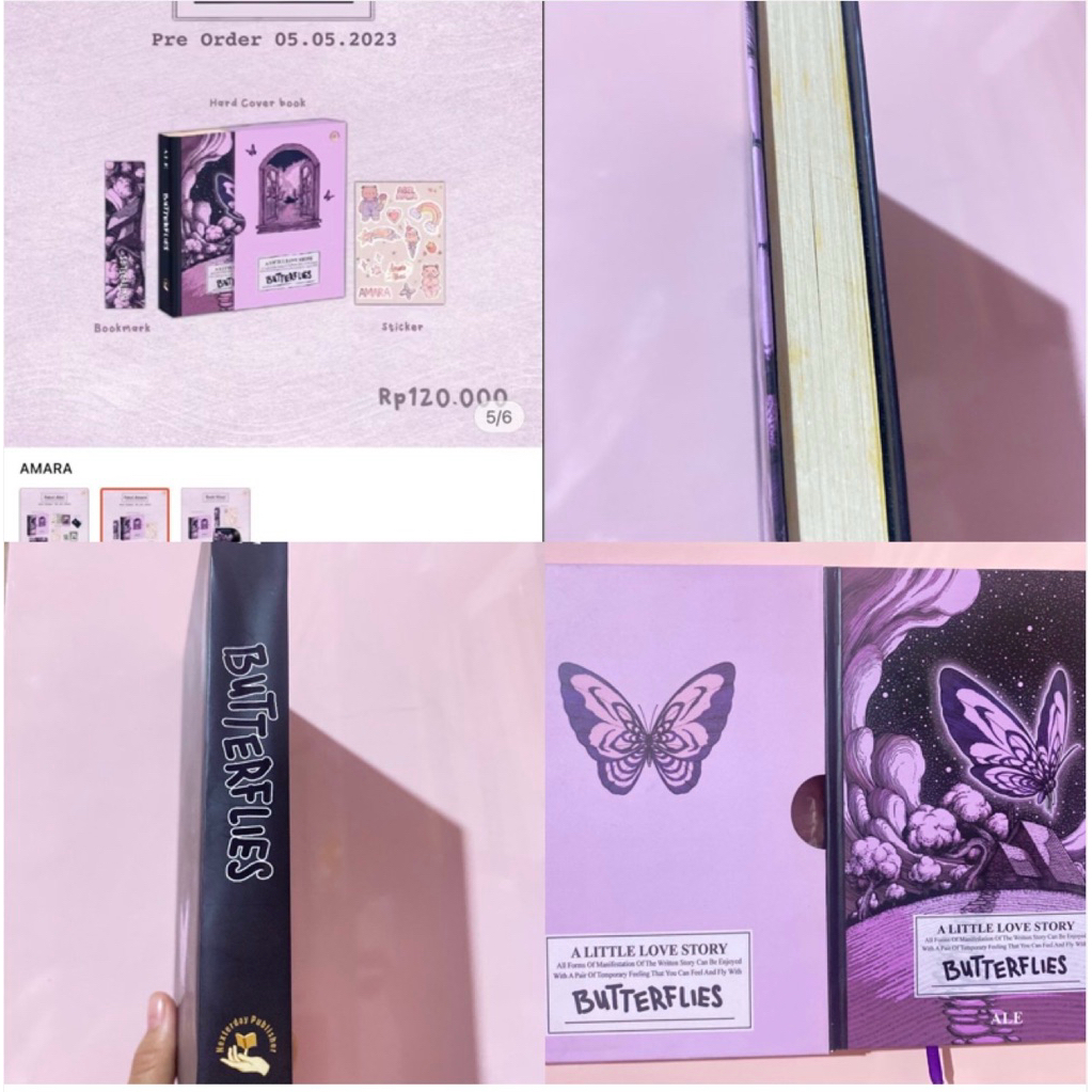 preloved novel butterflies like new