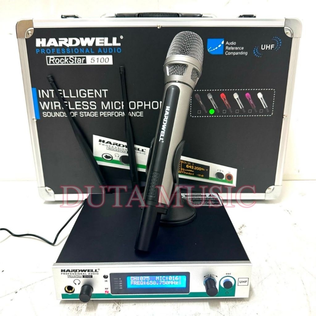 Mic wireless hardwell rockstar 5100 original free koper Single mic hardwell ROCKSTAR5100