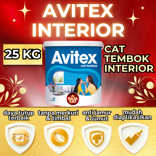 AVITEX INTERIOR CAT TEMBOK 25 KG