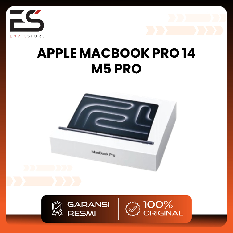 Apple Macbook Pro 14 M5 PRO 20C/16C GPU 24GB 1TB/2TB 14 Inch Garansi Resmi