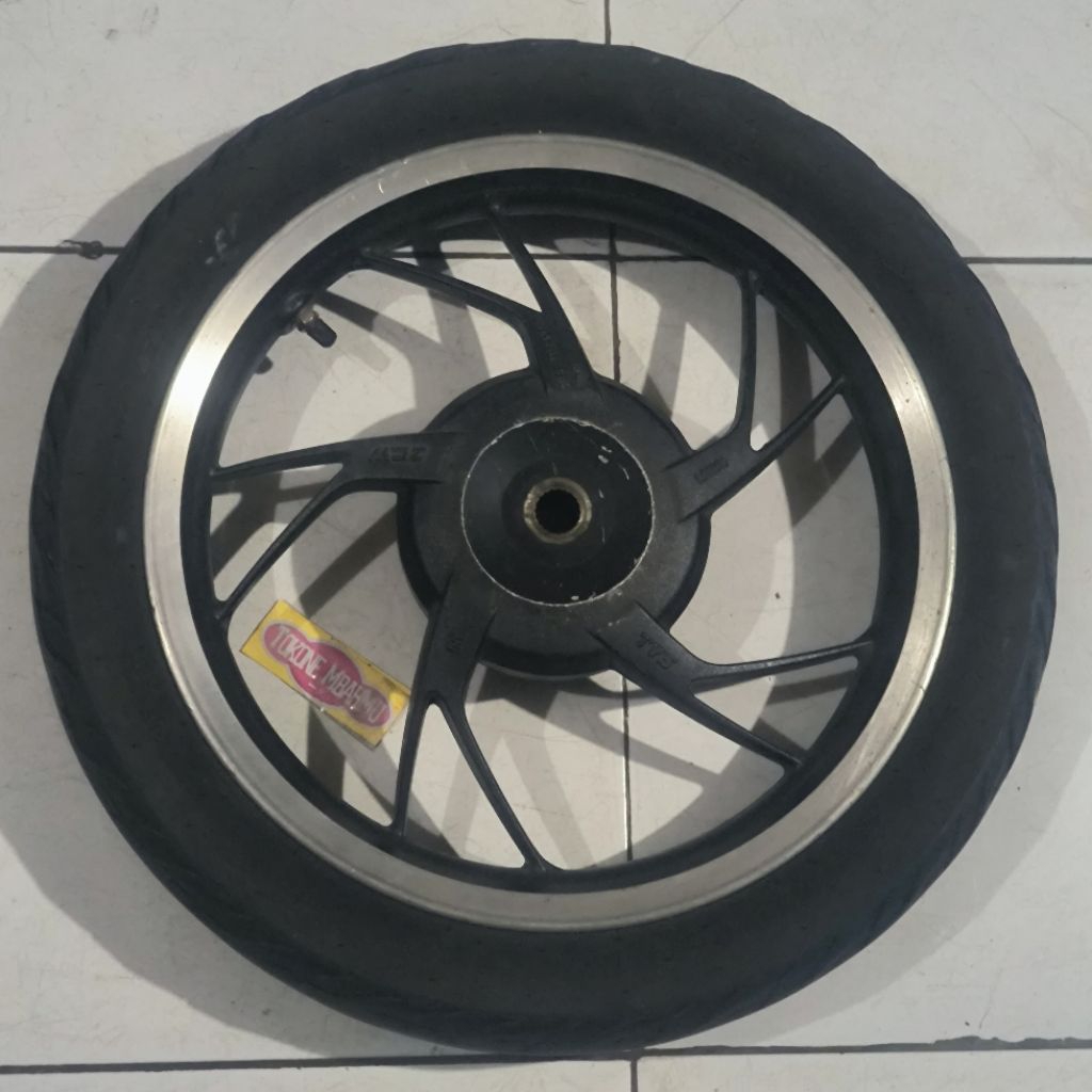 Velk Velg Pelek Belakang TVS Dazz 110 Original Copotan