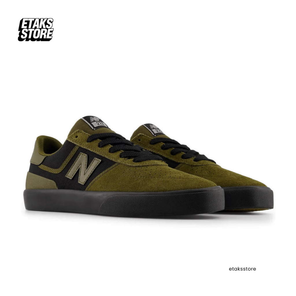 Sepatu New Balance Numeric 272 Dark Olive Black | skateboard shoes | suede vulcanized | original res
