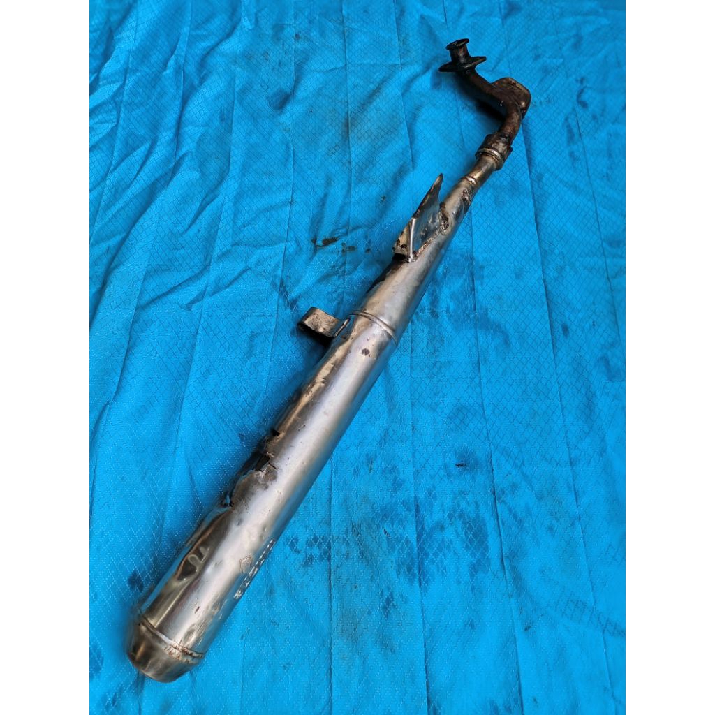 knalpot Suzuki Rc100 Original / knalpot Rc 100 Original copotan