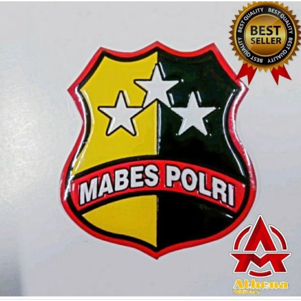 Stiker Embos Mabes POLRI | Stiker Mabes POLRI | Stiker Mabes POLRI Timbul