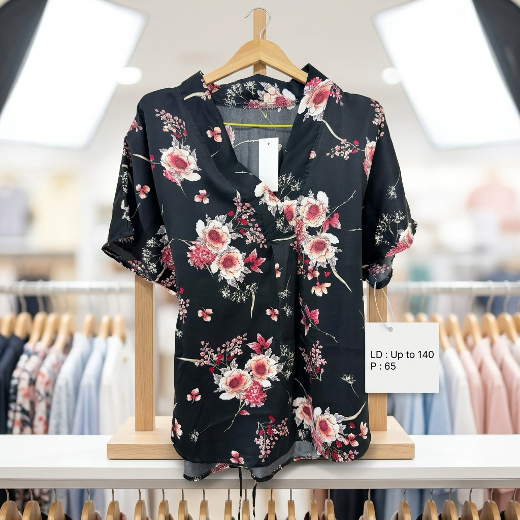 Blouse Kimono Satin Preloved