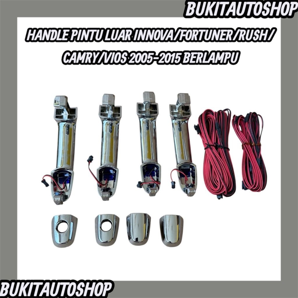 HANDLE PINTU LUAR VARIASI MOBIL VIOS CAMRY RUSH TERIOS ALTIS BERLAMPU 1SET