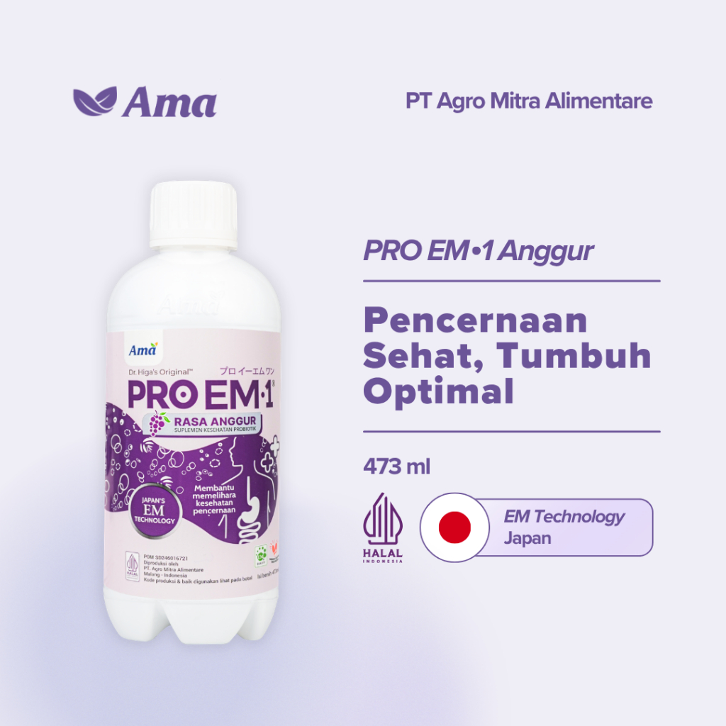Probiotik Cair PRO EM•1 Anggur 473ml